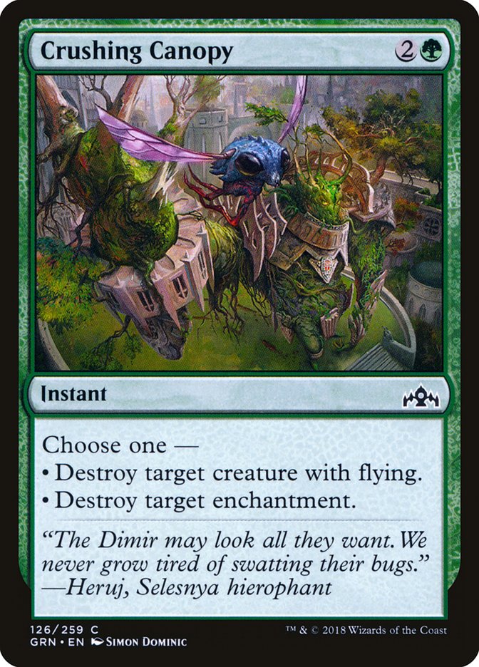 Crushing Canopy [Guilds of Ravnica] (GRN 126)