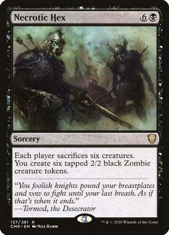 Necrotic Hex [Commander Legends] (CMR 137)