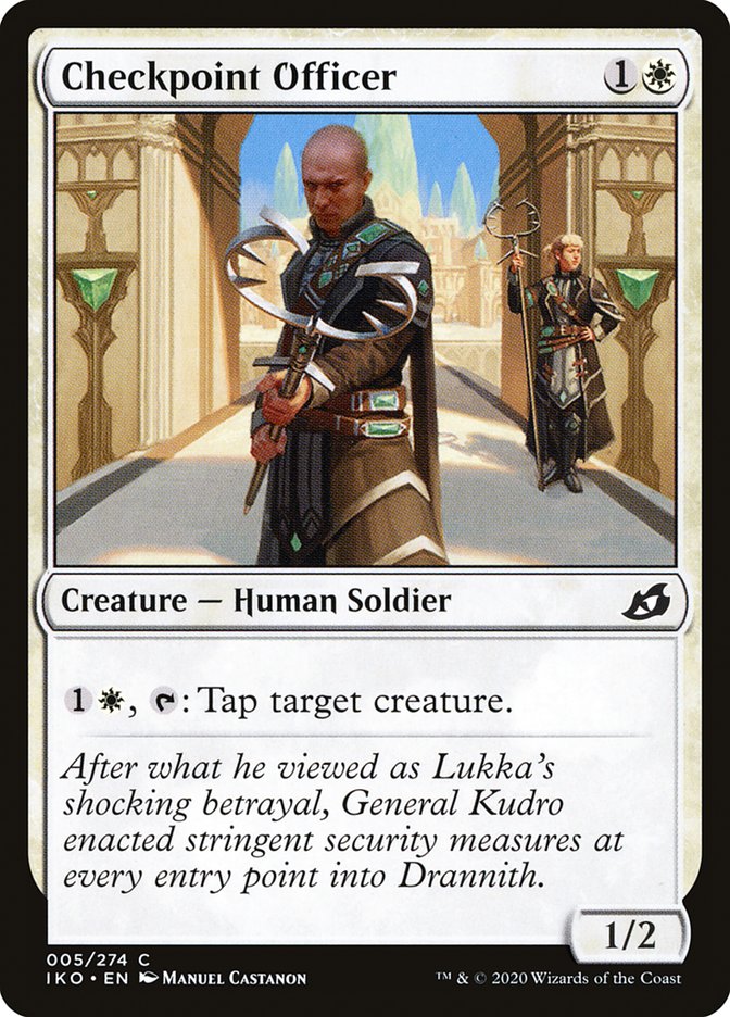 Checkpoint Officer [Ikoria: Lair of Behemoths] (IKO 5)