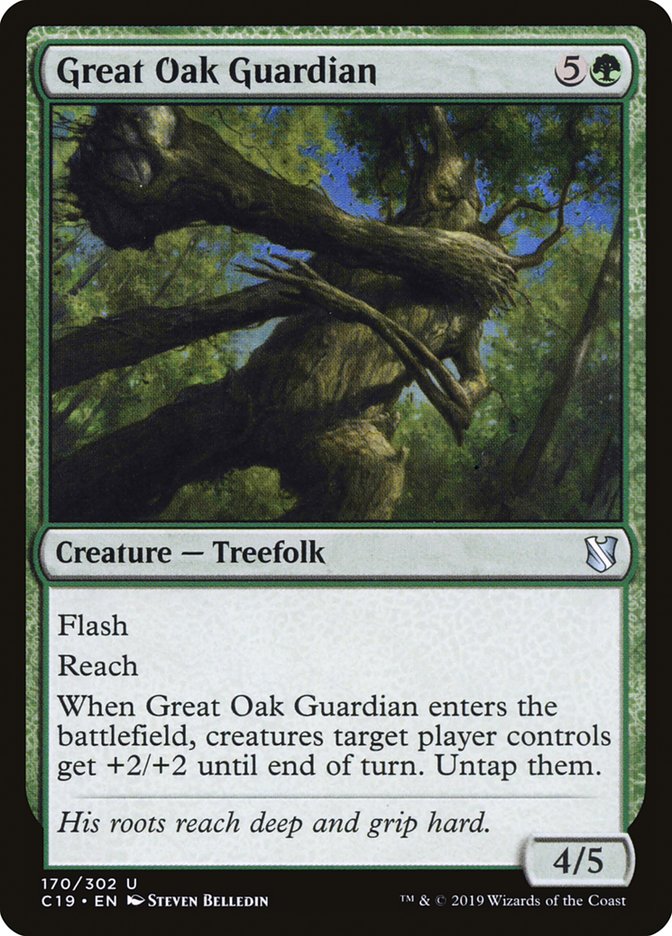 Great Oak Guardian [Commander 2019] (C19 170)