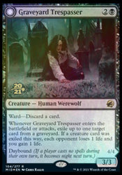 Graveyard Trespasser // Graveyard Glutton [Innistrad: Midnight Hunt Prerelease Promos] (PMID 104)