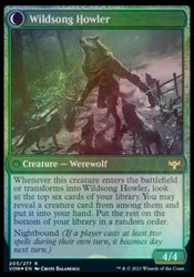 Howlpack Piper // Wildsong Howler [Innistrad: Crimson Vow Prerelease Promos] (PVOW 205)
