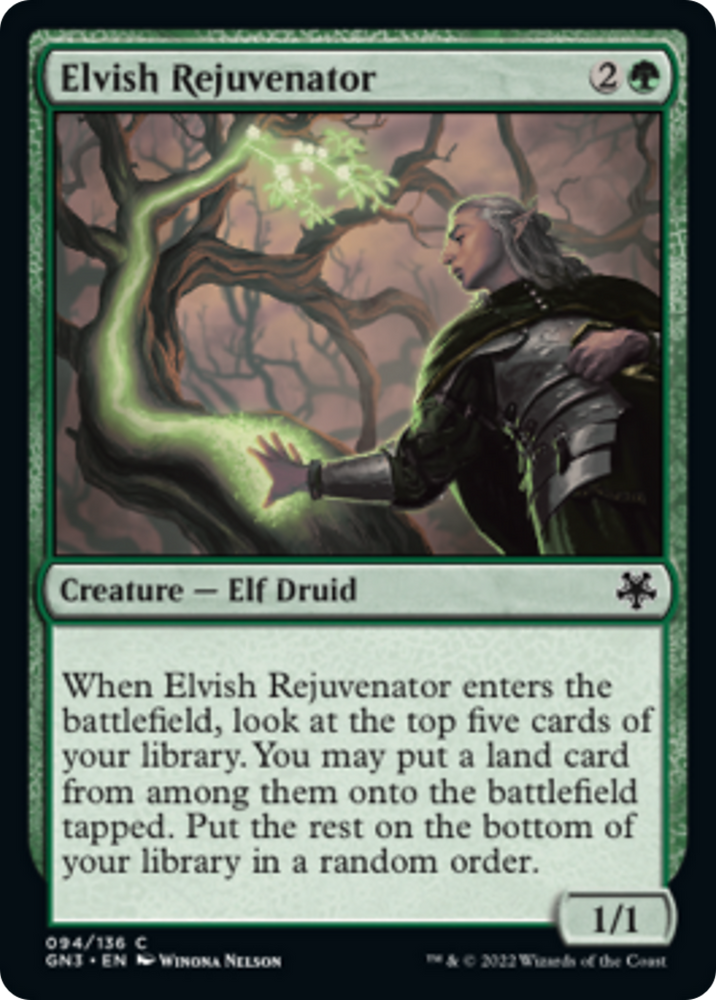 Elvish Rejuvenator [Game Night 2022]