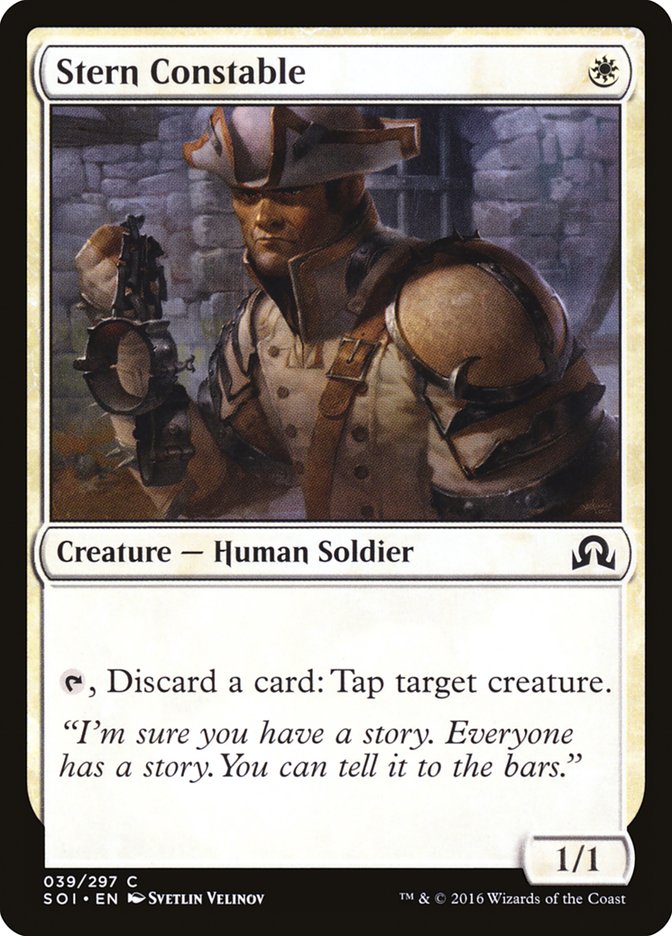 Stern Constable [Shadows over Innistrad] (SOI 39)