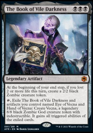 The Book of Vile Darkness (Promo Pack) [Dungeons & Dragons: Adventures in the Forgotten Realms Promos] (PAFR 91)