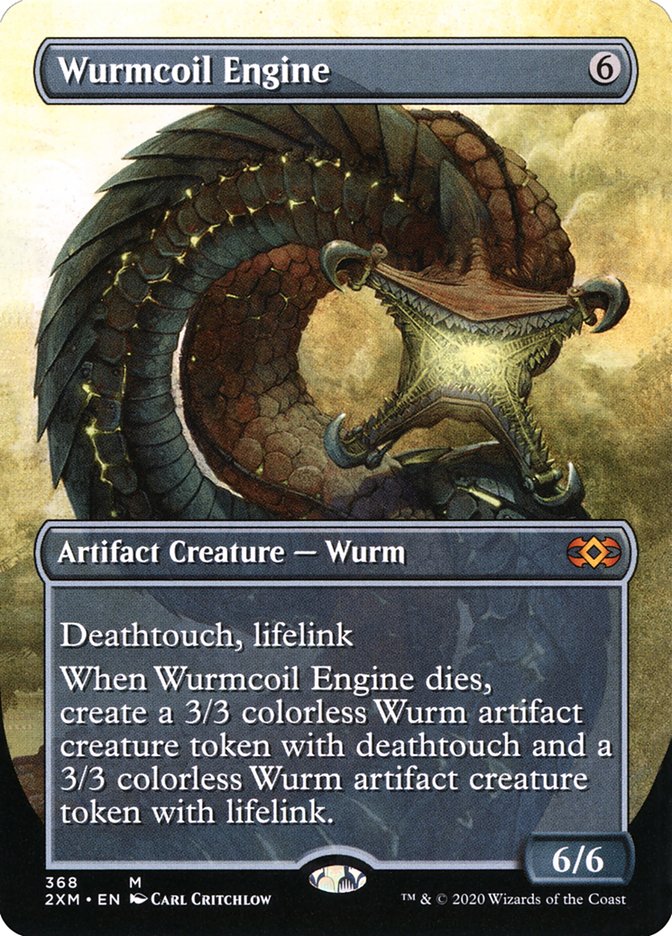 Wurmcoil Engine (Borderless) [Double Masters] (2XM 368)