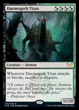 Daemogoth Titan [Strixhaven: School of Mages] (STX 174)