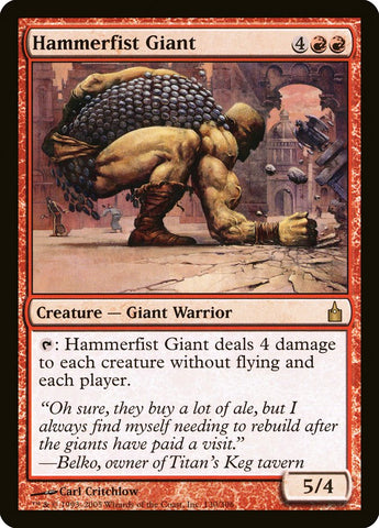 Hammerfist Giant [Ravnica: City of Guilds] (RAV 130)