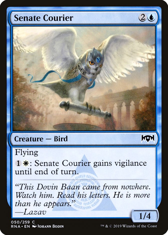 Senate Courier [Ravnica Allegiance] (RNA 50)