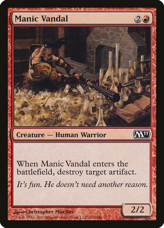Manic Vandal [Magic 2011] (M11 151)
