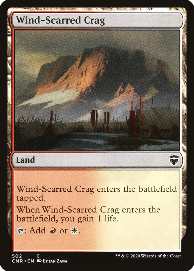 Wind-Scarred Crag [Commander Legends] (CMR 502)