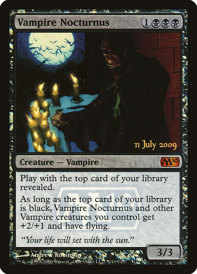 Vampire Nocturnus  (Prerelease) [Magic 2010 Prerelease Promos] (PM10 118)