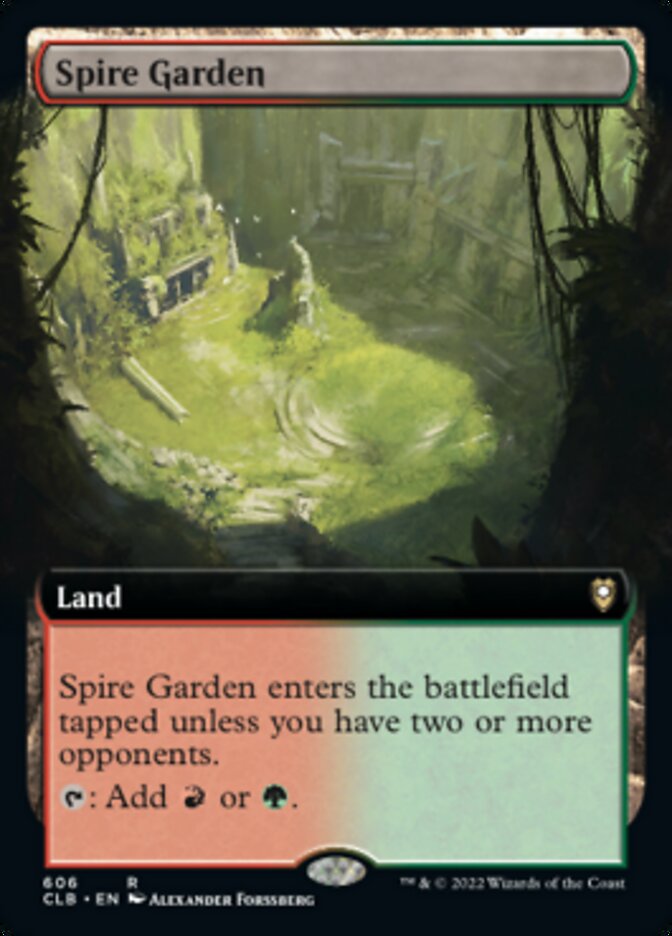 Spire Garden (Extended) [Commander Legends: Battle for Baldur's Gate] (CLB 606)