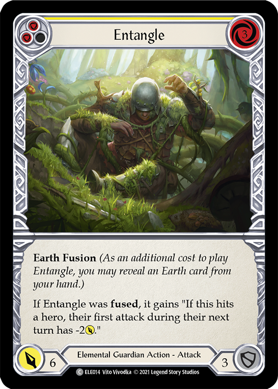 Entangle (Yellow) [ELE014] 1st Edition Rainbow Foil