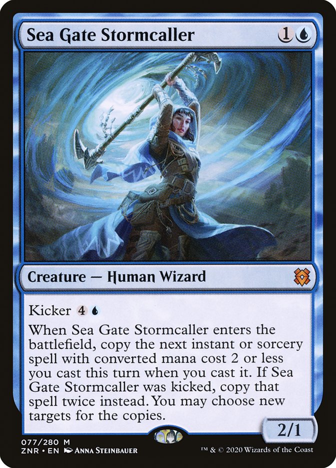 Sea Gate Stormcaller [Zendikar Rising] (ZNR 77)