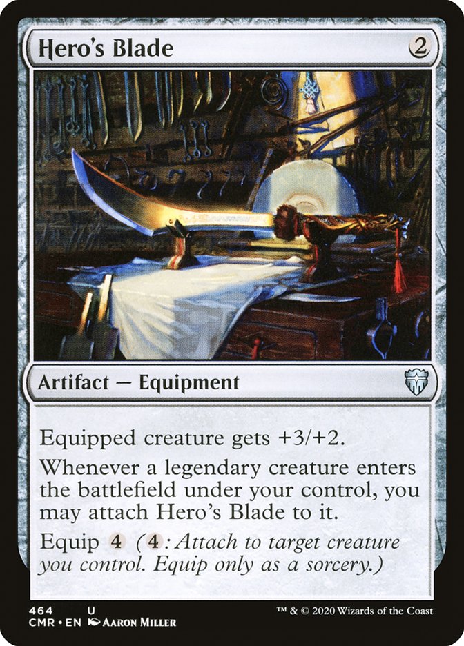 Hero's Blade (464) [Commander Legends] (CMR 464)
