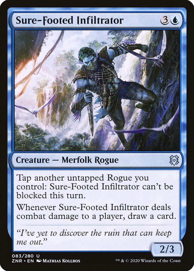 Sure-Footed Infiltrator [Zendikar Rising] (ZNR 83)