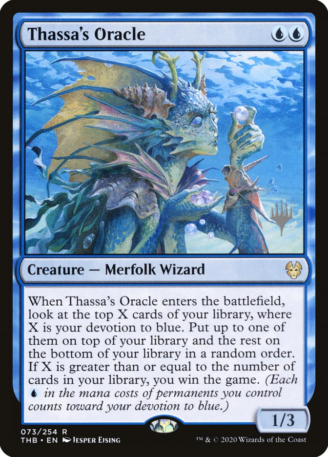 Thassa's Oracle (Promo Pack) [Theros Beyond Death Promos] (PTHB 73P)