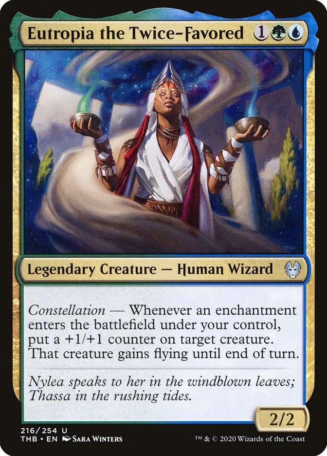 Eutropia the Twice-Favored [Theros Beyond Death] (THB 216)