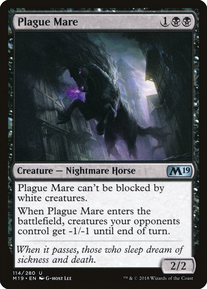 Plague Mare [Core Set 2019] (M19 114)