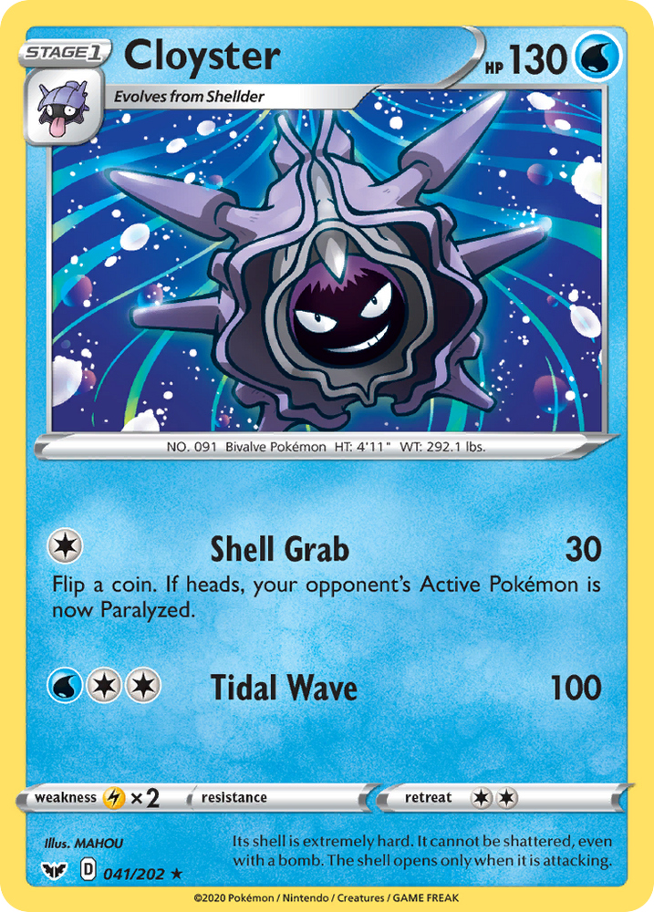 Cloyster (41/202) [Sword & Shield: Base Set]