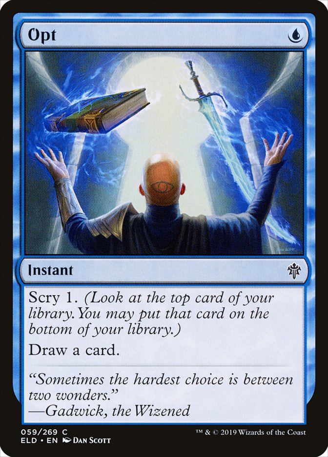 Opt [Throne of Eldraine] (ELD 59)