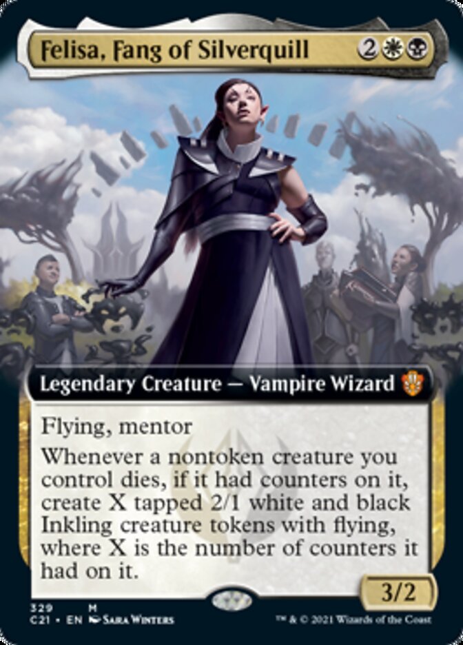 Felisa, Fang of Silverquill (Extended) [Commander 2021] (C21 329)