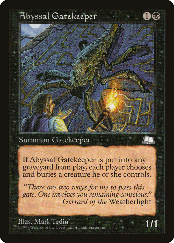 Abyssal Gatekeeper [Weatherlight] (WTH 59)