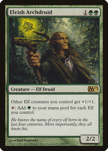 Elvish Archdruid [Magic 2012] (M12 172)
