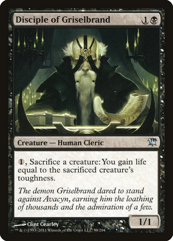 Disciple of Griselbrand [Innistrad] (ISD 98)