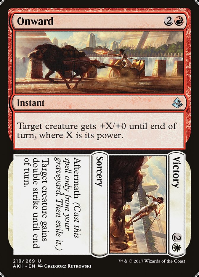 Onward // Victory [Amonkhet] (AKH 218)