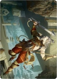 Cliffhaven Sell-Sword Art Card [Zendikar Rising Art Series] (AZNR 38)