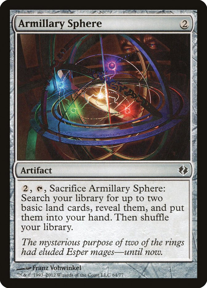 Armillary Sphere [Duel Decks: Venser vs. Koth] (DDI 64)