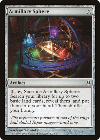 Armillary Sphere [Duel Decks: Venser vs. Koth] (DDI 64)