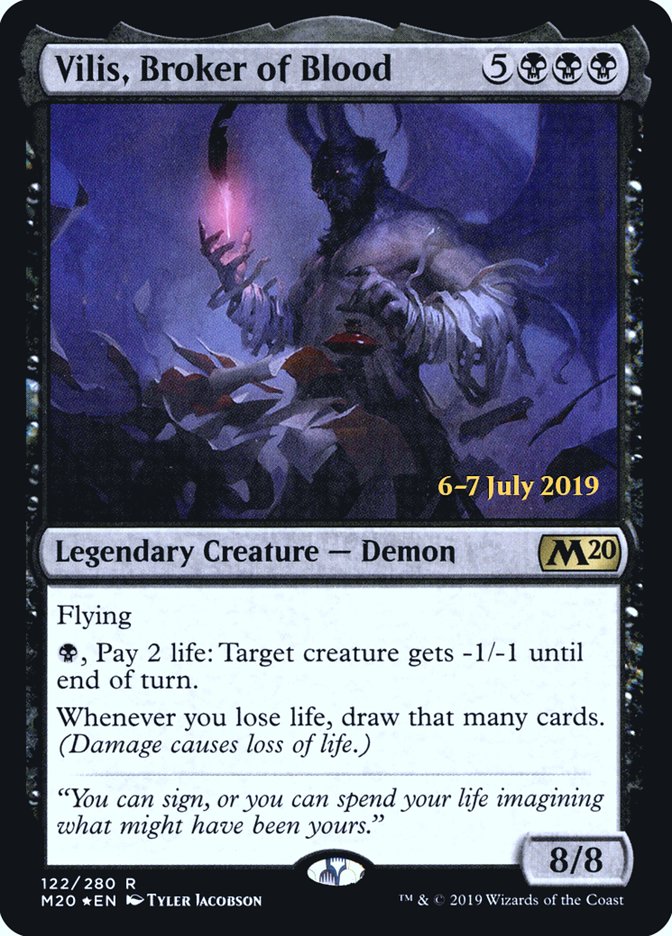Vilis, Broker of Blood  [Core Set 2020 Prerelease Promos] (PM20 122S)