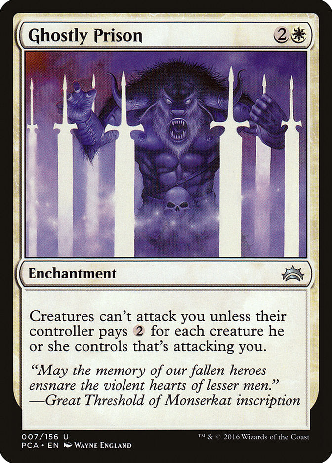 Ghostly Prison [Planechase Anthology] (PCA 7)