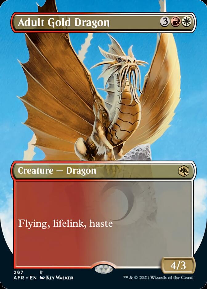 Adult Gold Dragon (Extended) [Dungeons & Dragons: Adventures in the Forgotten Realms] (AFR 297)