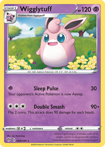 Wigglytuff (68/189) [Sword & Shield: Darkness Ablaze]