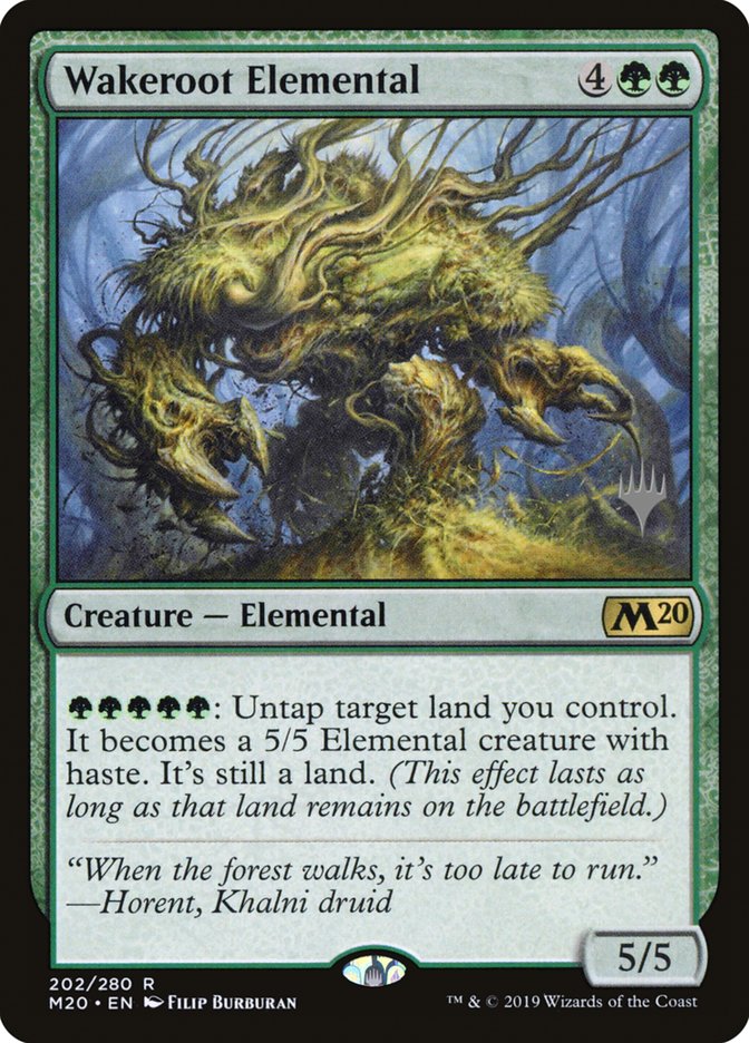 Wakeroot Elemental (Promo Pack) [Core Set 2020 Promos] (PM20 202P)