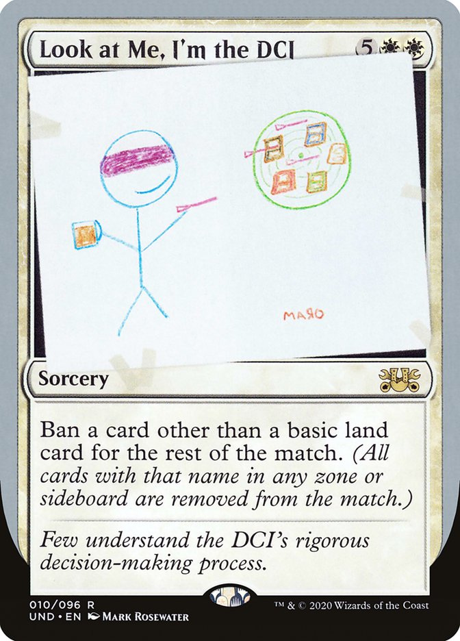 Look at Me, I'm the DCI [Unsanctioned] (UND 10)