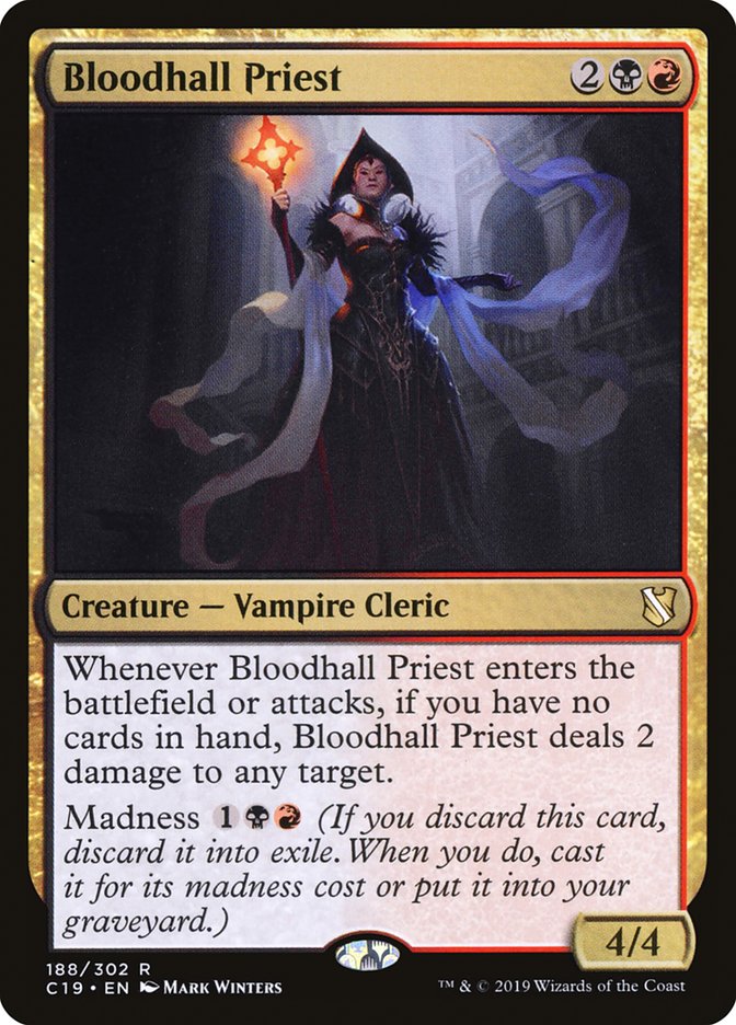 Bloodhall Priest [Commander 2019] (C19 188)