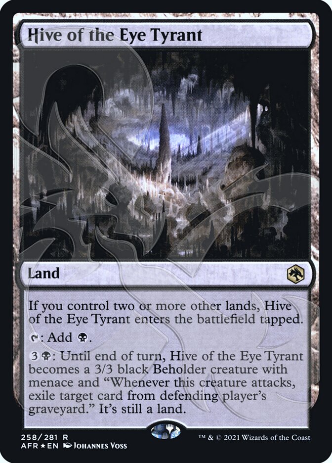 Hive of the Eye Tyrant (Ampersand Promo) [Dungeons & Dragons: Adventures in the Forgotten Realms Promos] (PAFR 258A)