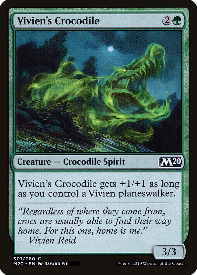 Vivien's Crocodile [Core Set 2020] (M20 301)