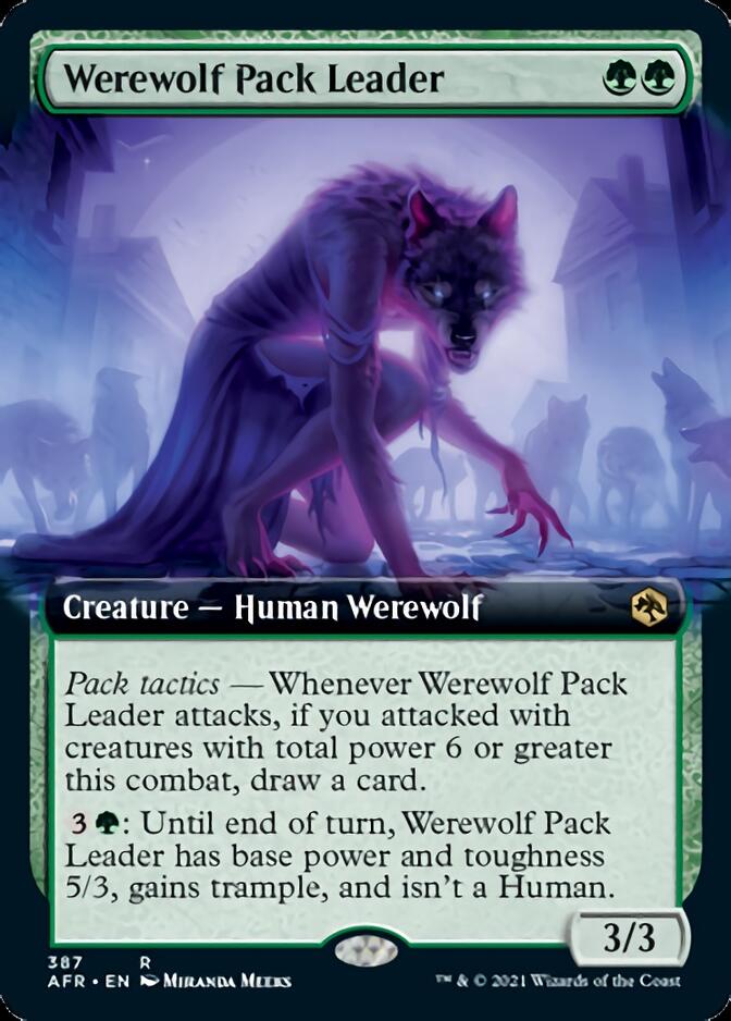 Werewolf Pack Leader (Extended) [Dungeons & Dragons: Adventures in the Forgotten Realms] (AFR 387)