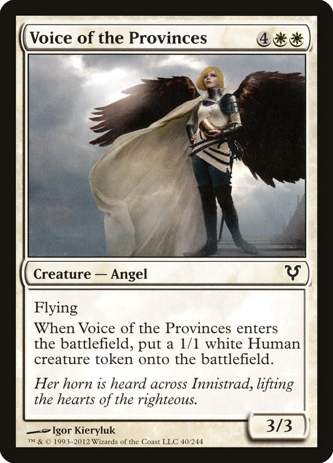 Voice of the Provinces [Avacyn Restored] (AVR 40)