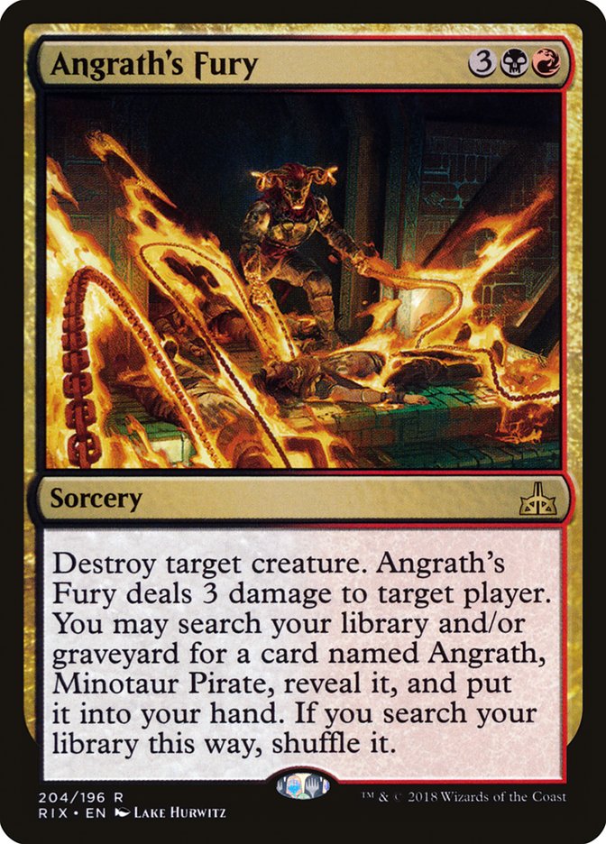 Angrath's Fury [Rivals of Ixalan] (RIX 204)