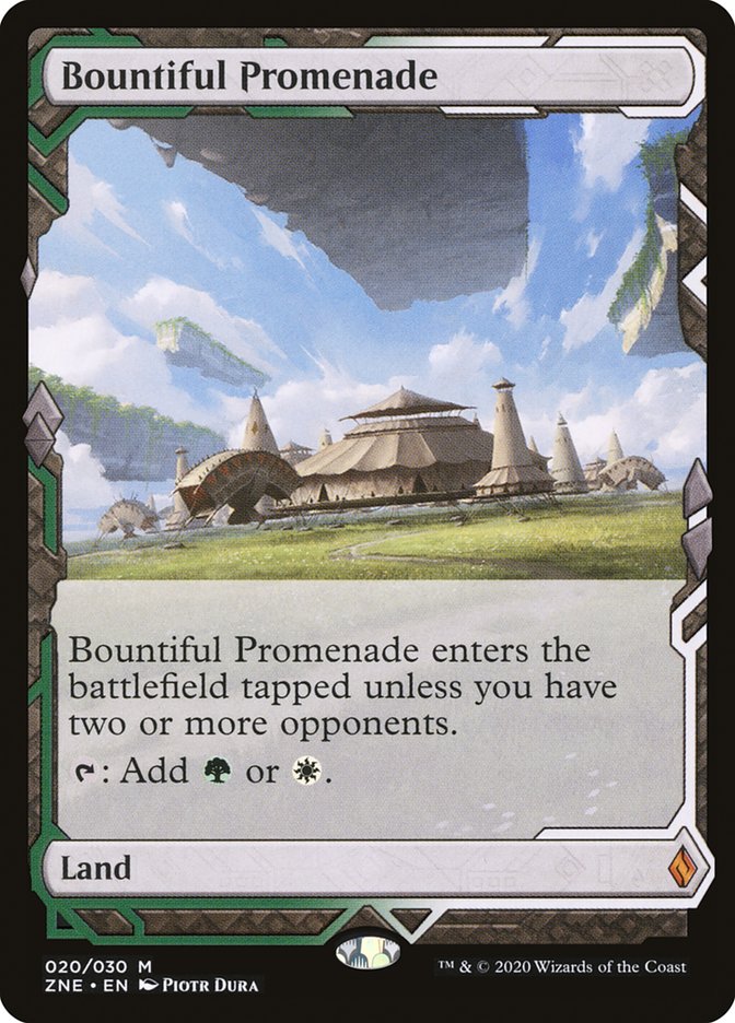 Bountiful Promenade [Zendikar Rising Expeditions] (ZNE 20)