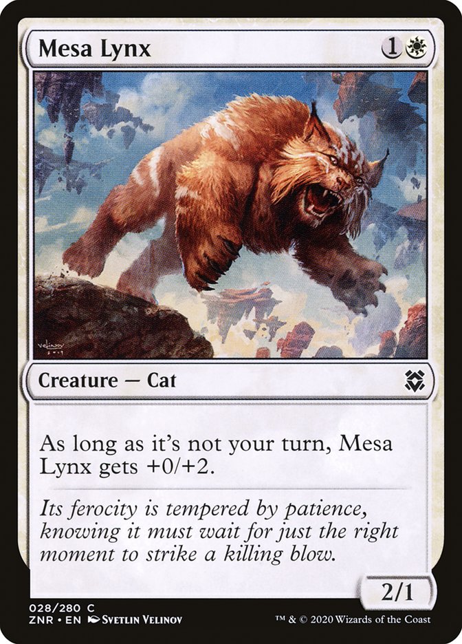 Mesa Lynx [Zendikar Rising] (ZNR 28)