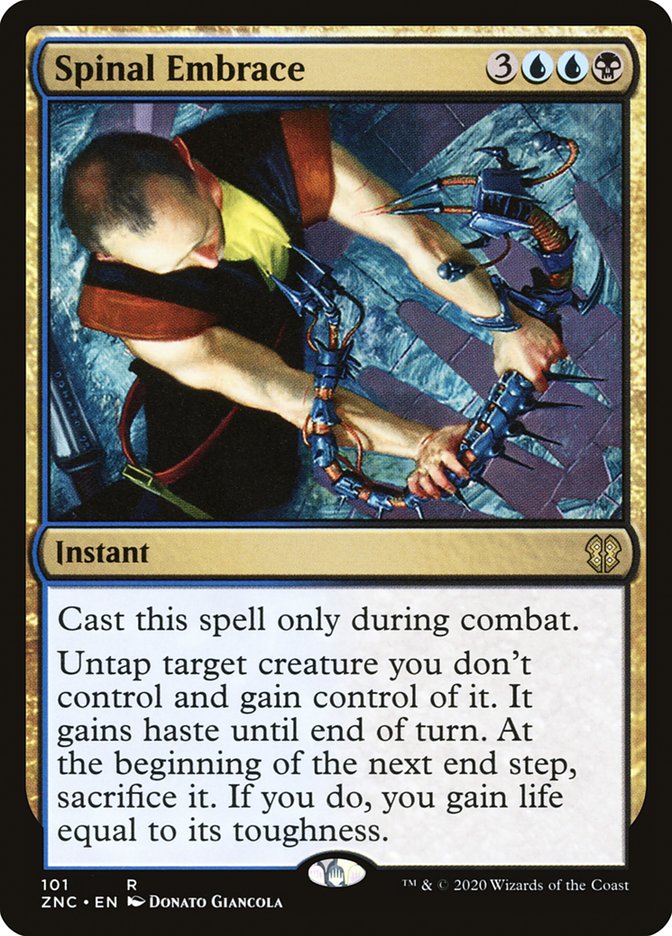 Spinal Embrace [Zendikar Rising Commander] (ZNC 101)