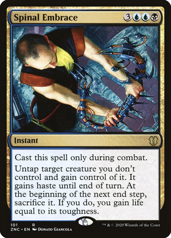 Spinal Embrace [Zendikar Rising Commander] (ZNC 101)